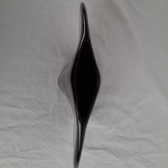 SOLD Set of Two Vintage Mikasa Vases Art Deco Naomi Cahana - Black and White - Picture 5 of 14